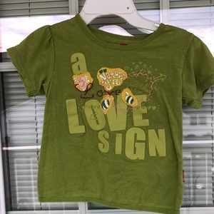 Shilav Girls 4Y Green Nature Tee-Shirt